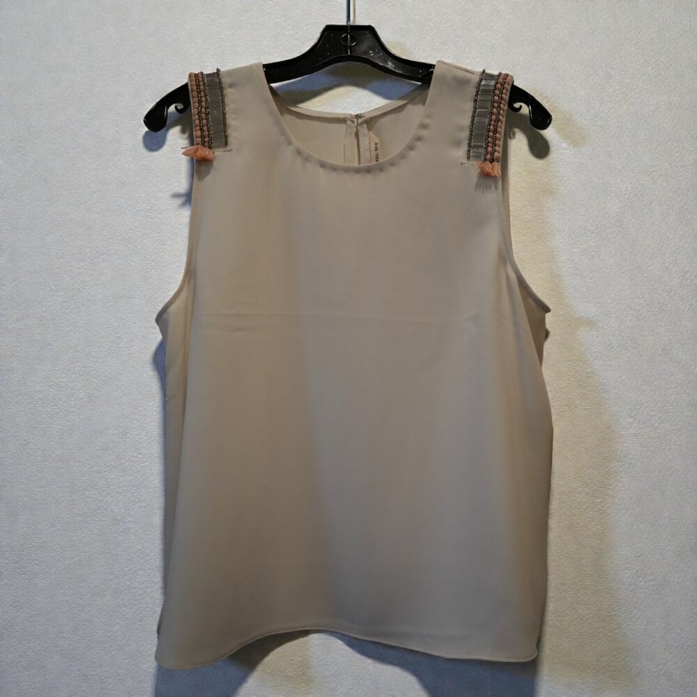 Embellished Sleeveless Blouse